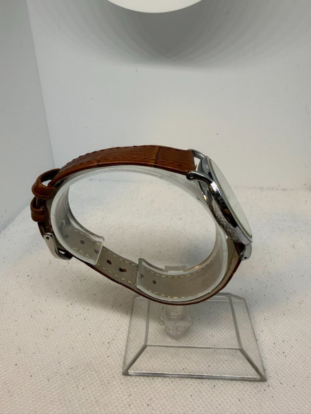 Daniel Wellington DW2061 Ladies White Date Dial Brown Leather Watch 36mm - Picture 7 of 13